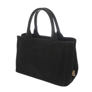 Prada Canapa Black Handbag Canvas